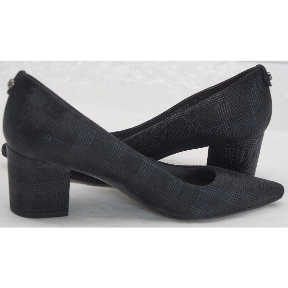 Stuart Weitzman Size 9m Block Hill Black Sparkly … - image 8